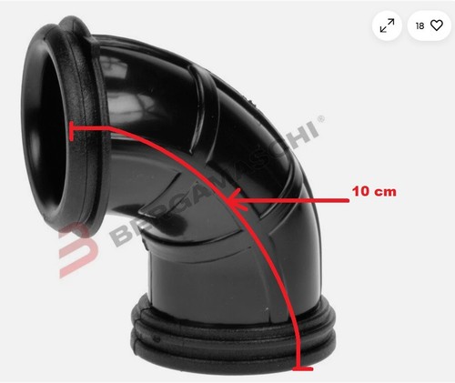 Manicotto aspirazione cassa - manicotto,