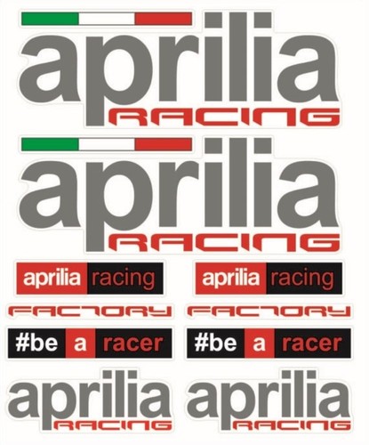 Serie adesivi aprilia racing - adesivi,