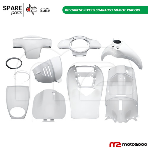 Carene plastiche bianco lucido - plastiche,