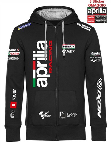 Felpa zip aprilia racing - zip,
