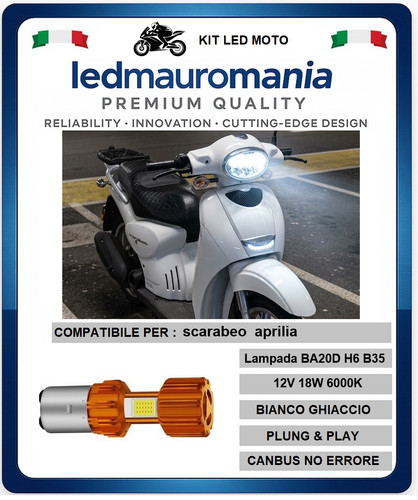 Lampada led scarabeo - scarabeo, aprilia